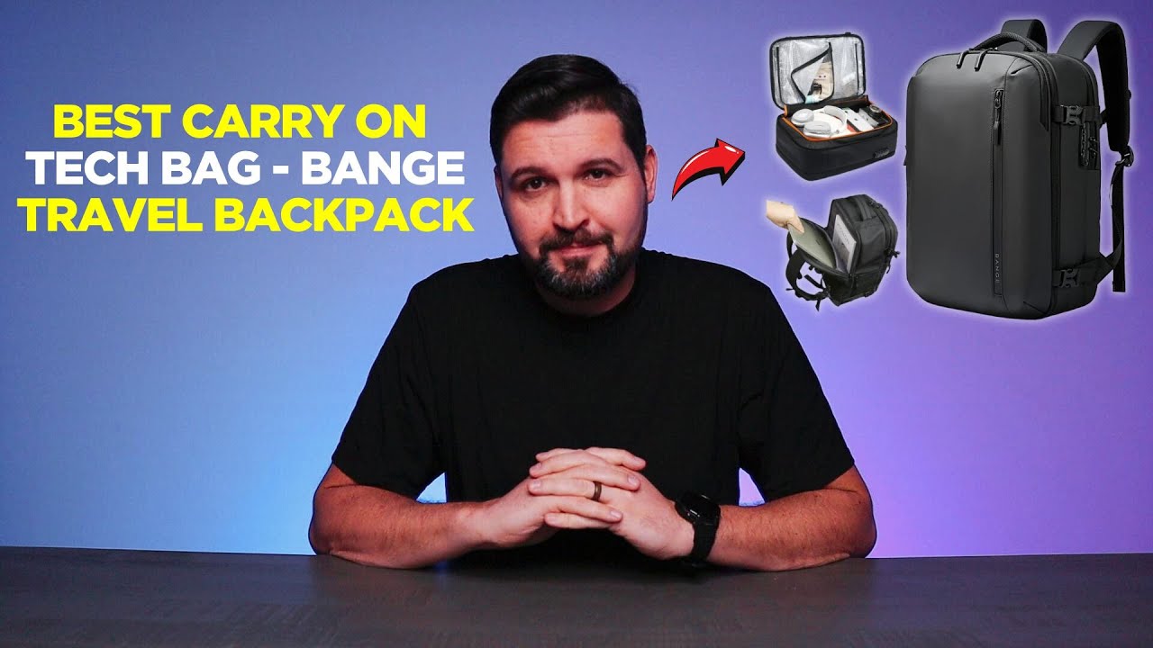 Best Carry On Tech Bag - BANGE Travel Backpack