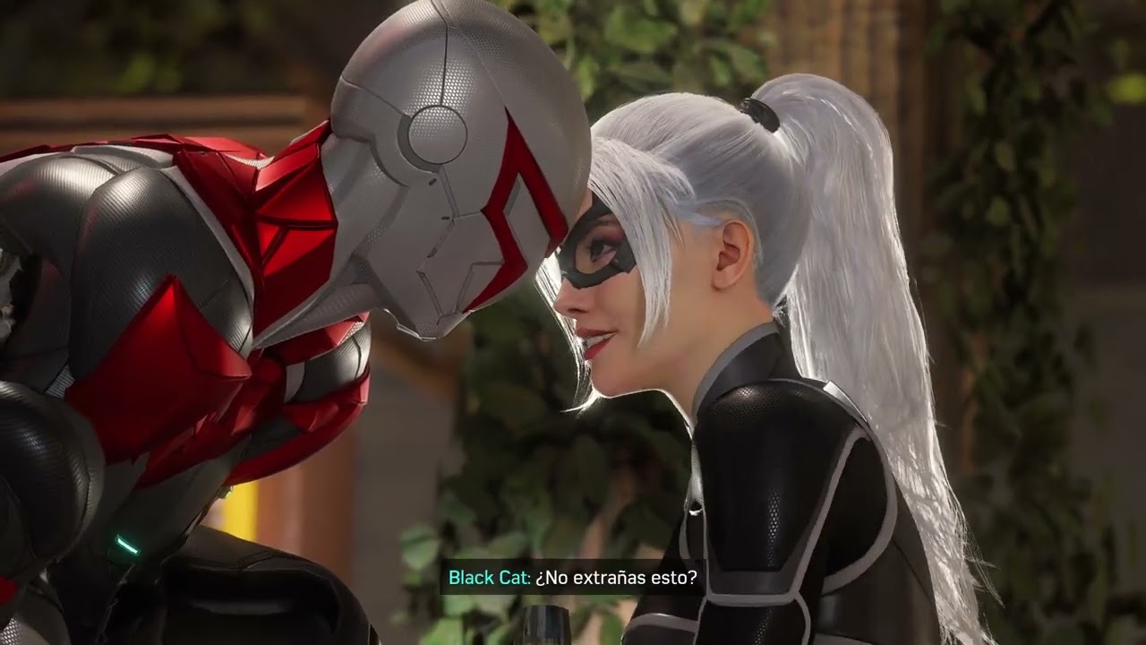 Black cat recuerda viejos tiempos - Marvel's Spider-Man Remastered - PlayStation 5 Slim