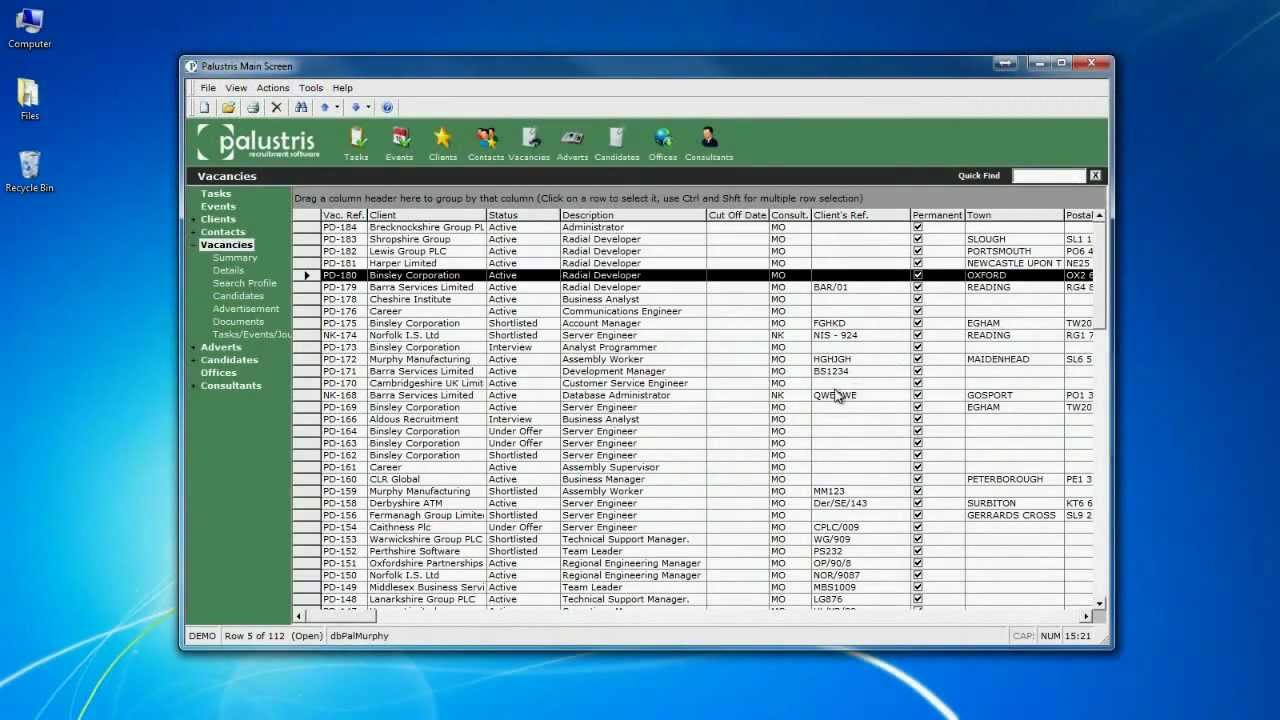 Recruitment software demo video - Palustris Recruiter CRM