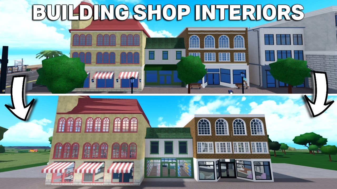 I DESIGNED THE BLOXBURG EMPTY SHOP INTERIORS