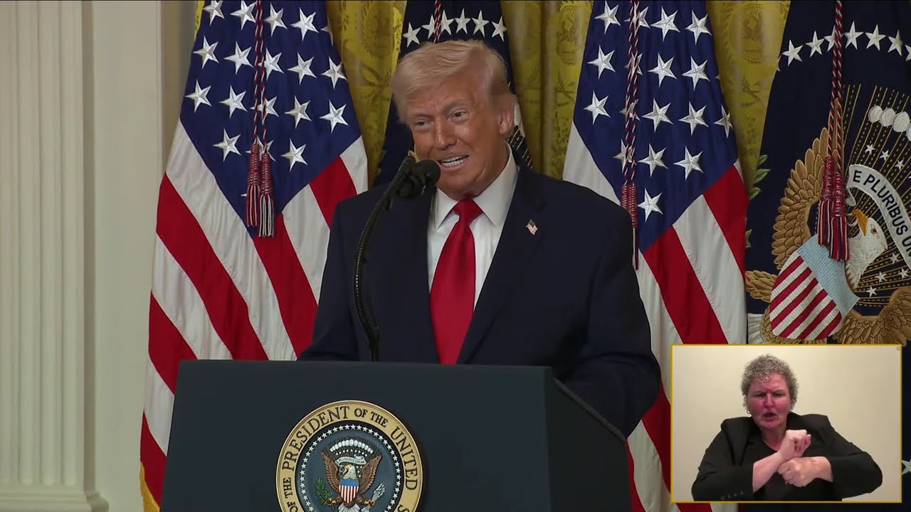 President Trump and the First Lady Participate in a Women's History Month Event