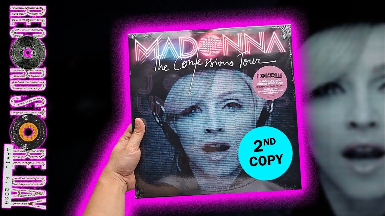 UNBOXING Madonna - The Confessions Tour | RSD 2026 Starburst Pink/Purple Splatter Vinyl Live Album
