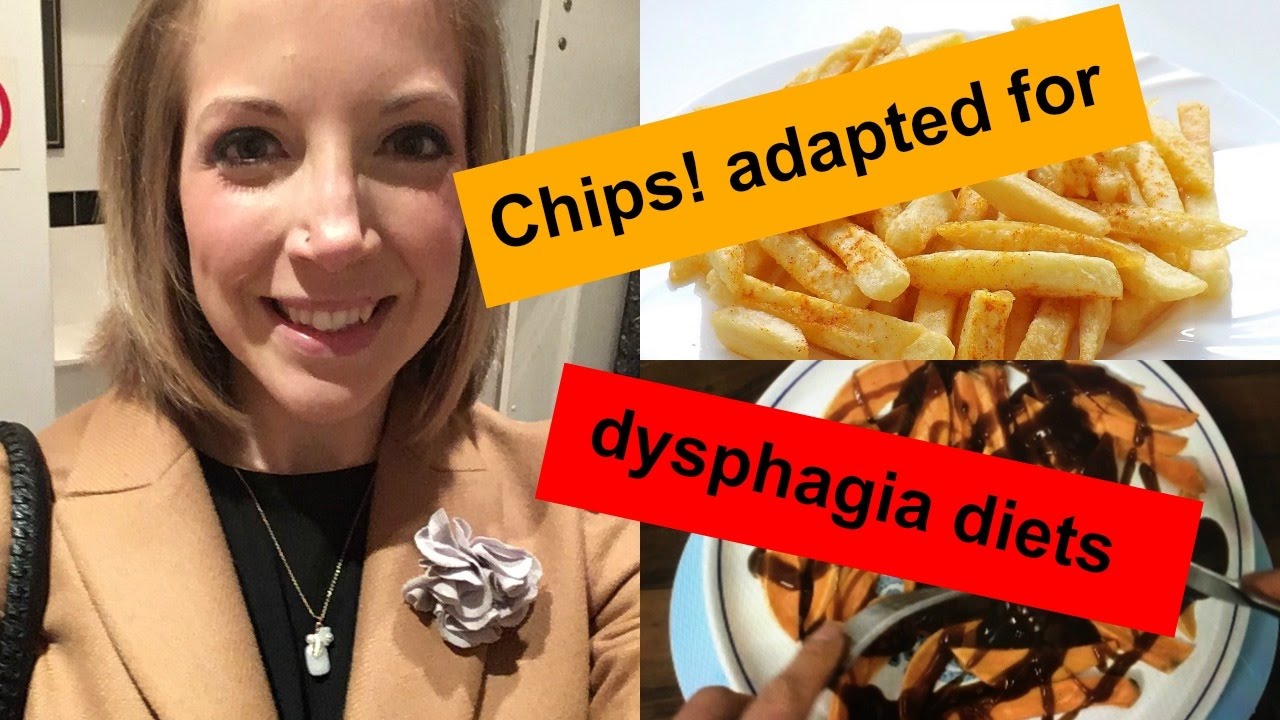 Chips adapted for dysphagia diets and textures