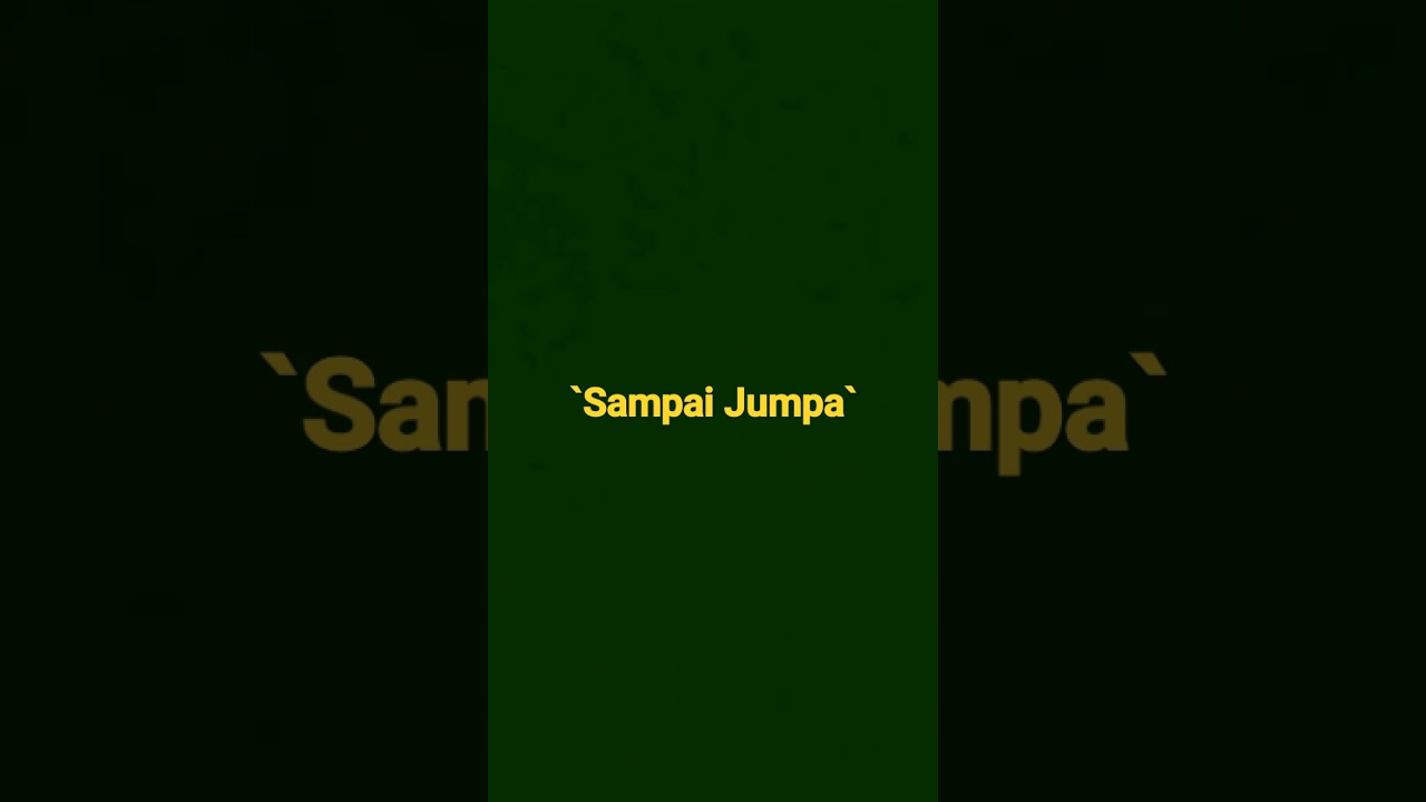 SAMPAI JUMPA #endanksoekamti #garagemusiclovers #sampaijumpa