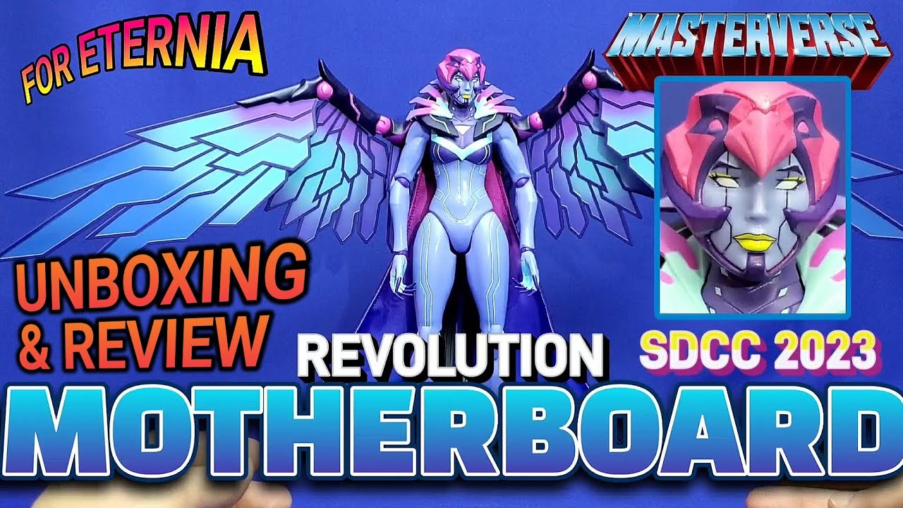 UNBOXING & REVIEW Masterverse MOTHERBOARD Masters of the Universe Revolution SDCC 2023 Action Figure
