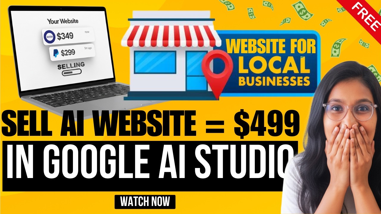 How I Build & Sell AI Websites to Local Businesses ( No Code - For Beginner )