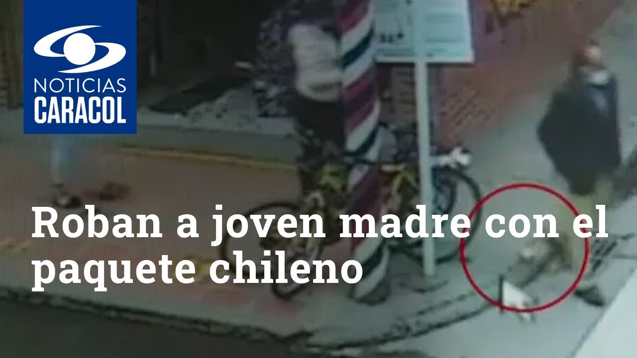 Video muestra cómo roban a joven madre bajo la modalidad del paquete chileno