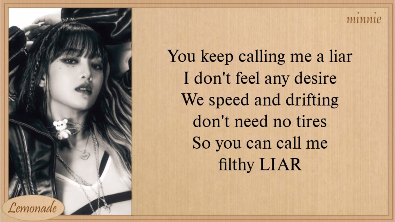 (G)I-DLE LIAR Easy Lyrics