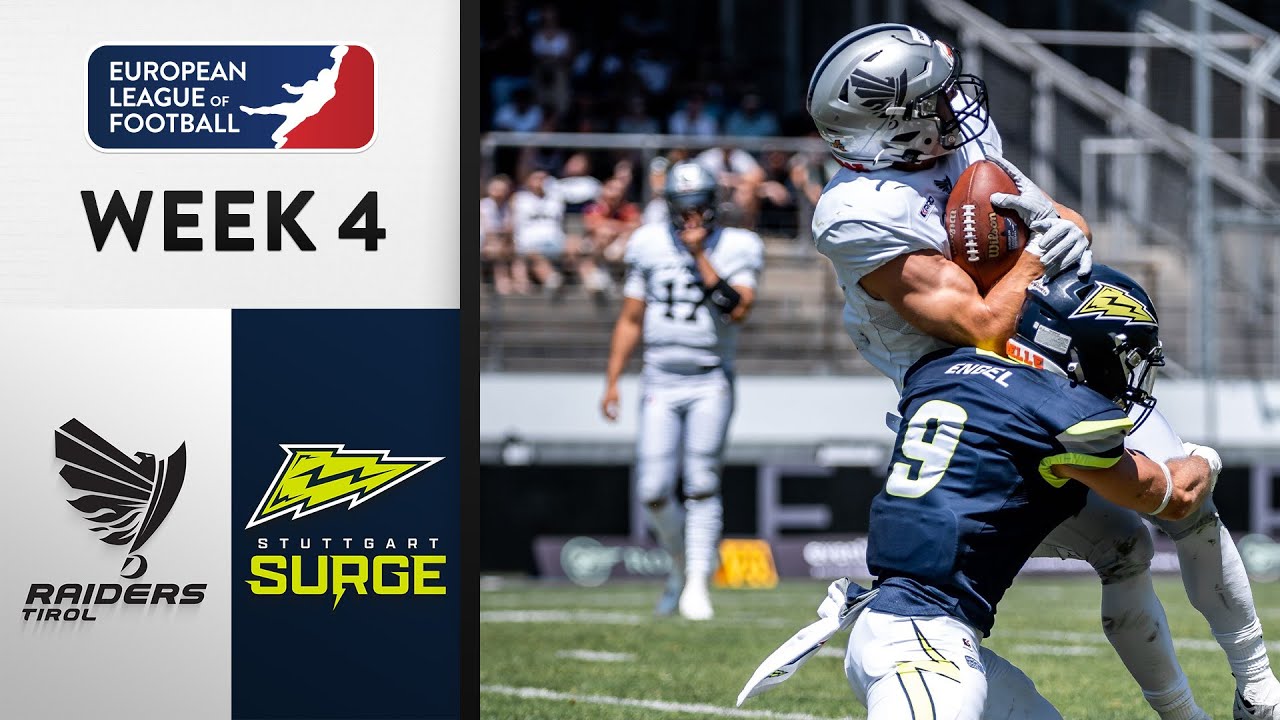 Raiders Tirol @ Stuttgart Surge Highlights | Week 4 | Season 2023