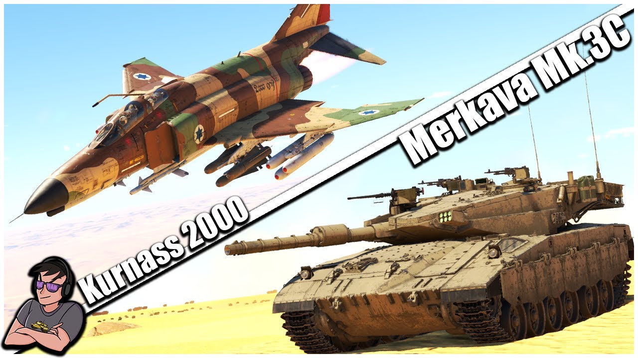 The Israeli High Tier META PUNCHING Duo - Merkava Mk.3C & Kurnass 2000 - War Thunder