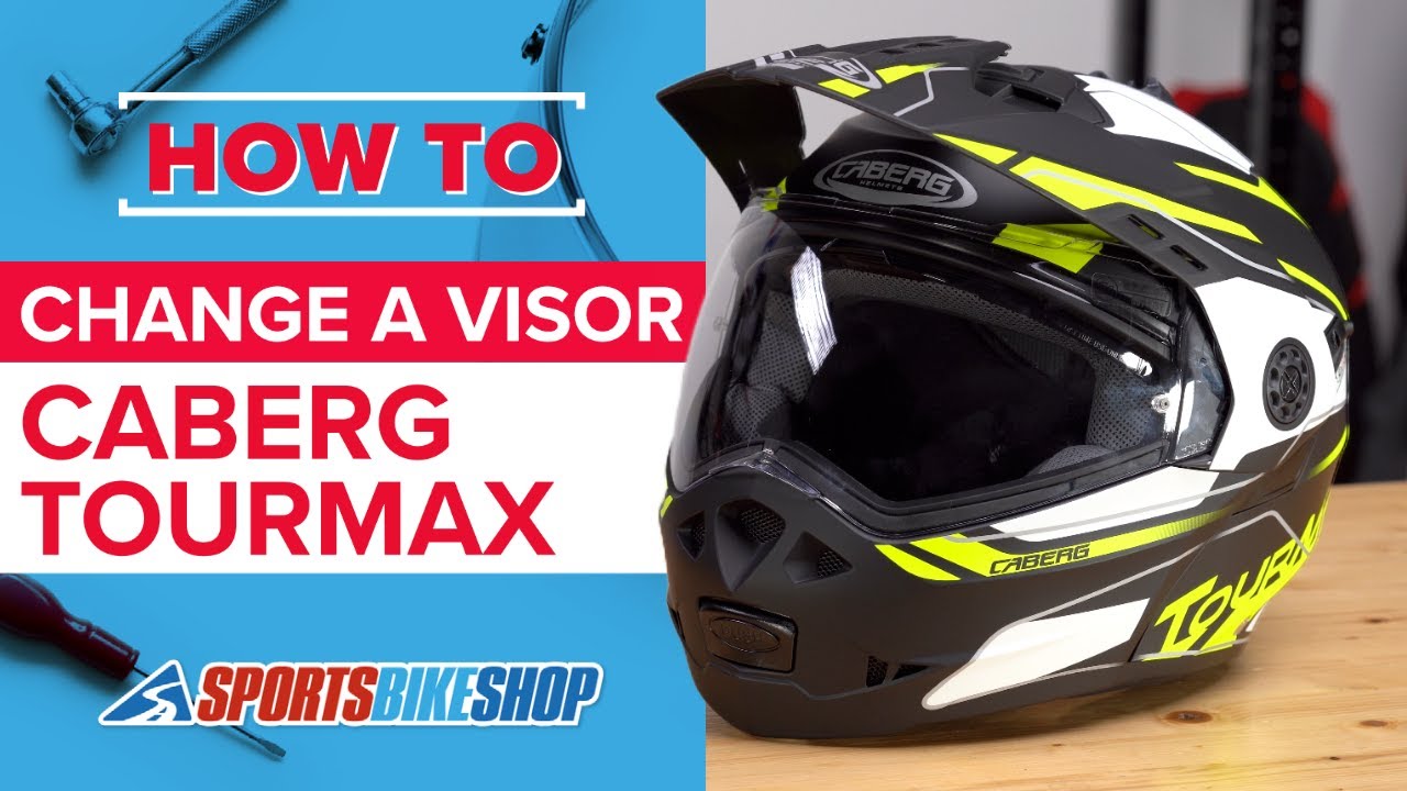 How to change a visor: Caberg Tourmax motorcycle helmet