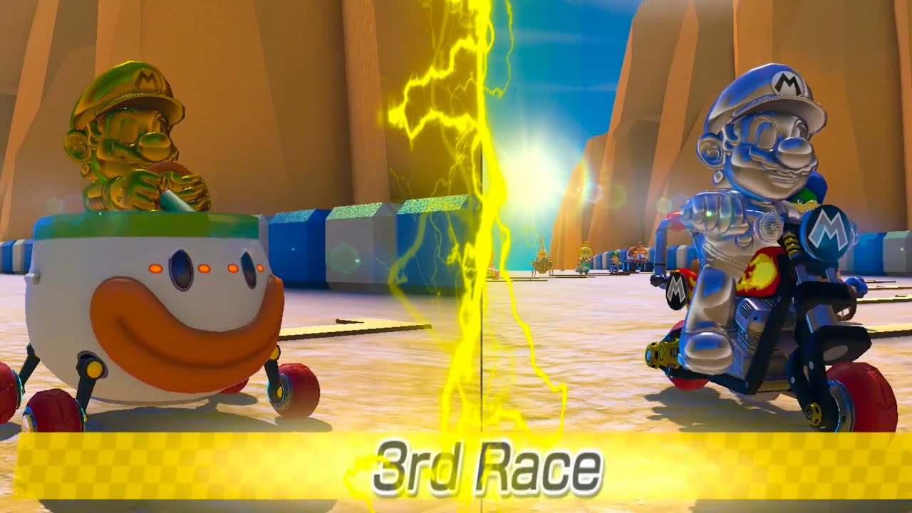 Mario Kart 8 Deluxe: New DLC Wave 3 – Mirror (2 Players) HD