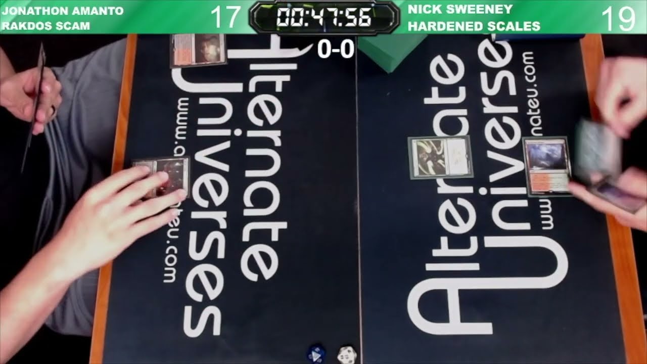 MTG Modern: Rakdos Scam vs Hardend Scales