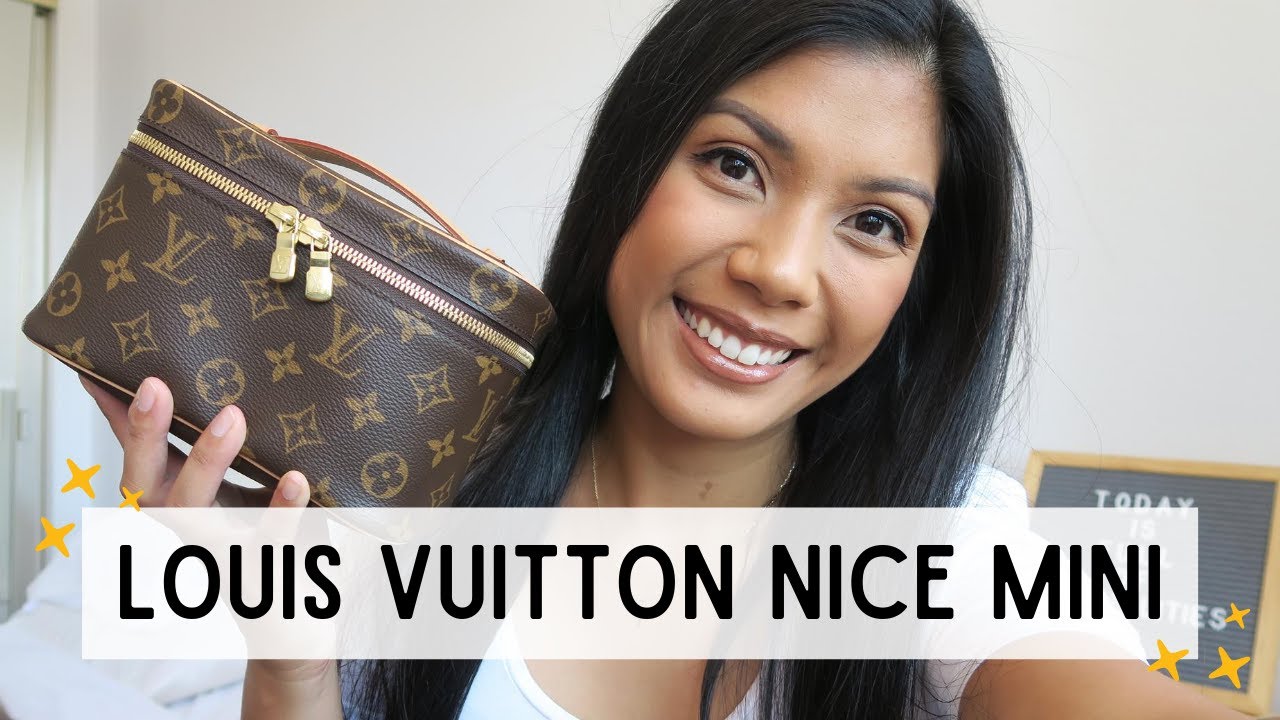 LOUIS VUITTON NICE MINI | Review, Price, & What Fits Inside with and without Samorga Bag Organizer!