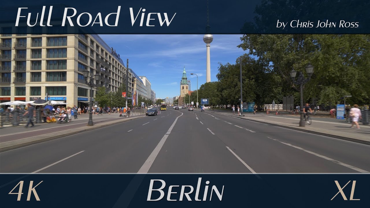 Berlin, Germany - Stadtfahrt / City Tour (II) - 4K (2160p/60p) Ultra HD - XL-Video