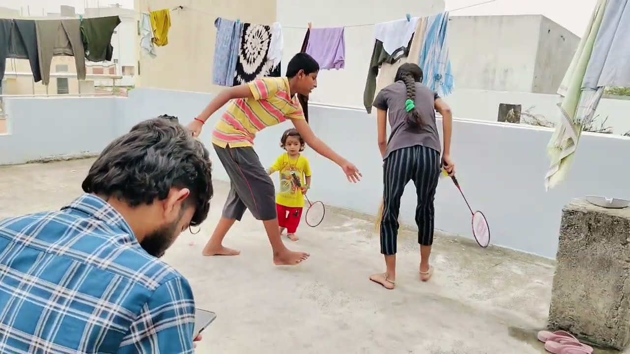 Mahi with siblings 😍it's morning Vibes 
