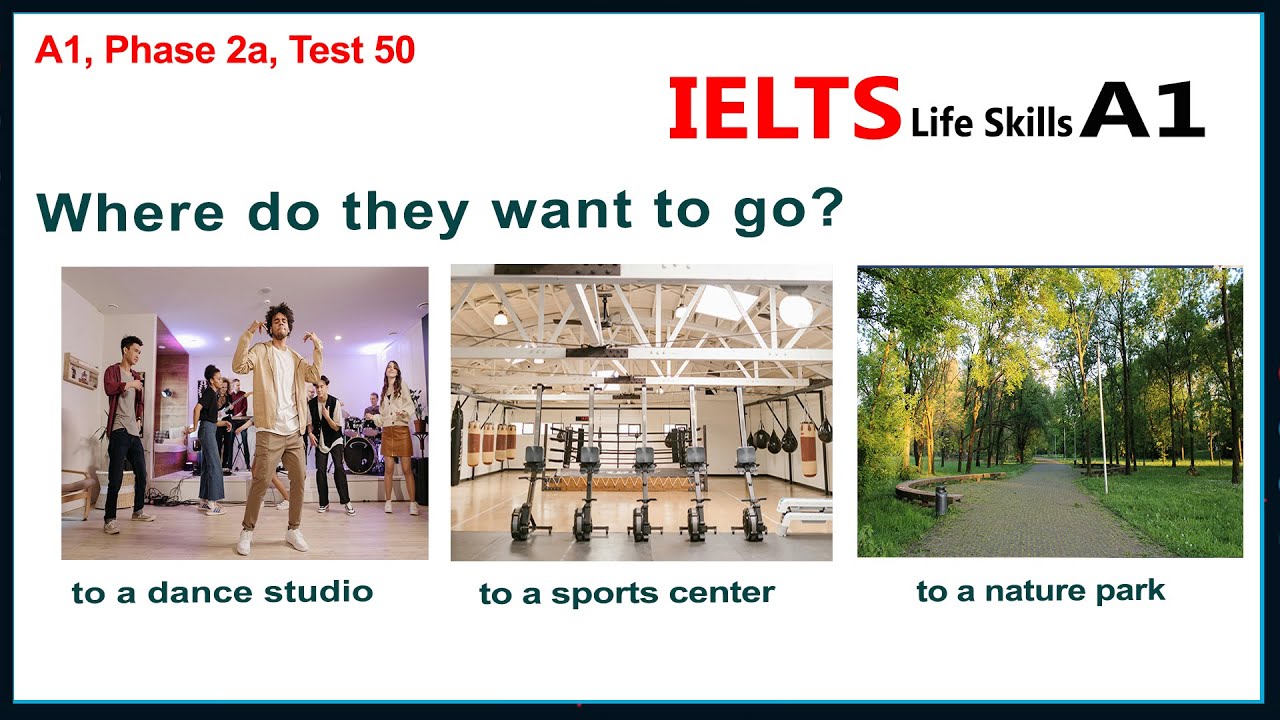 IELTS Life Skills A1 Listening Test 50 ►  New 2025 🇬🇧