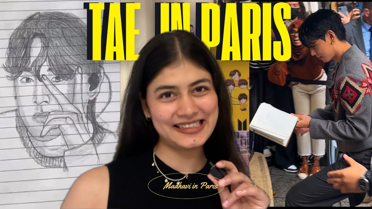I Met Taehyung BTS & He Saw My Sketch 💜