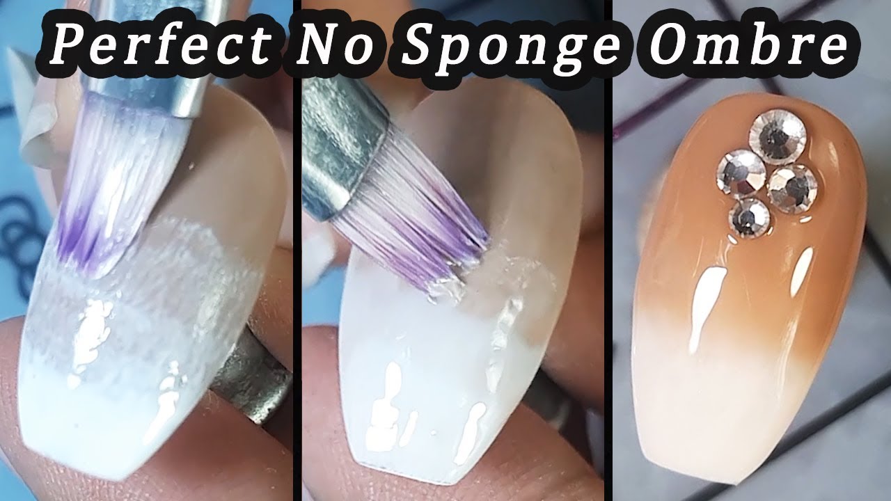 How to Perfectly Ombre Nails| Ombre Nails With Gel Polish  | Nail Art Tutorial
