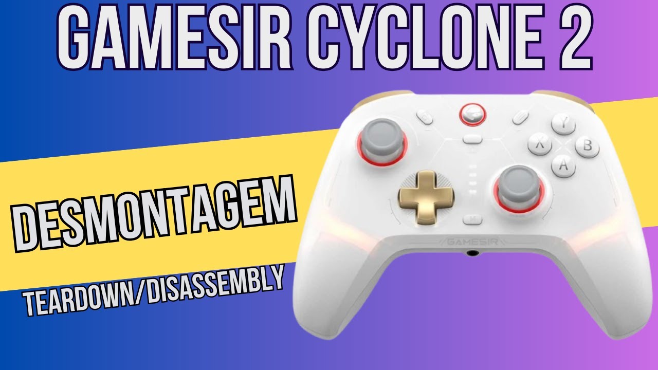 Desmontagem Gamesir Cyclone 2 (Disassembly/Teardown)