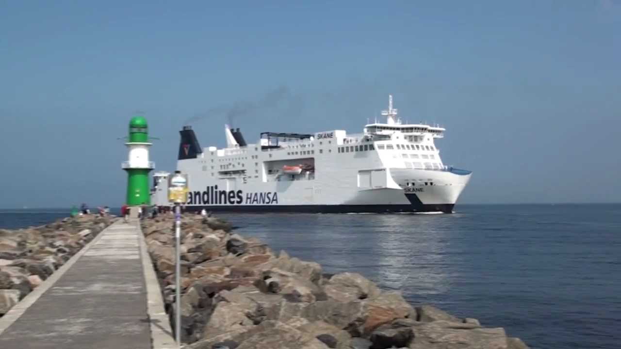 Shipspotting in Rostock - Warnemünde August 2011 (Norwegian Sun, TT-Line, Scandlines)