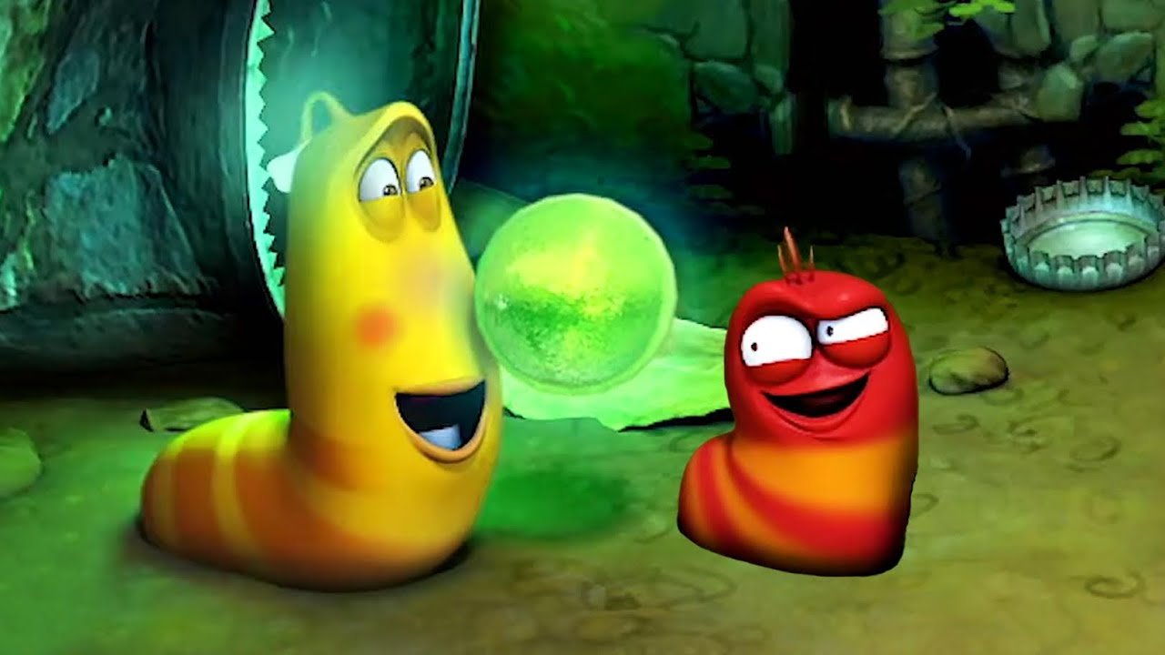 Psychic Larva's Magic Day | Silent Cartoon Comedy for Kids