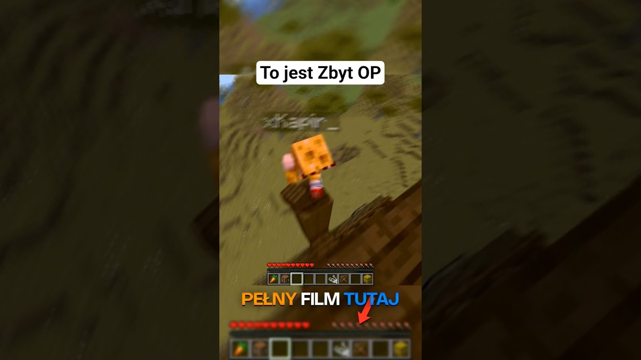 To Nie Powinno być TAK OP #minecraft #minecraftmanhunt