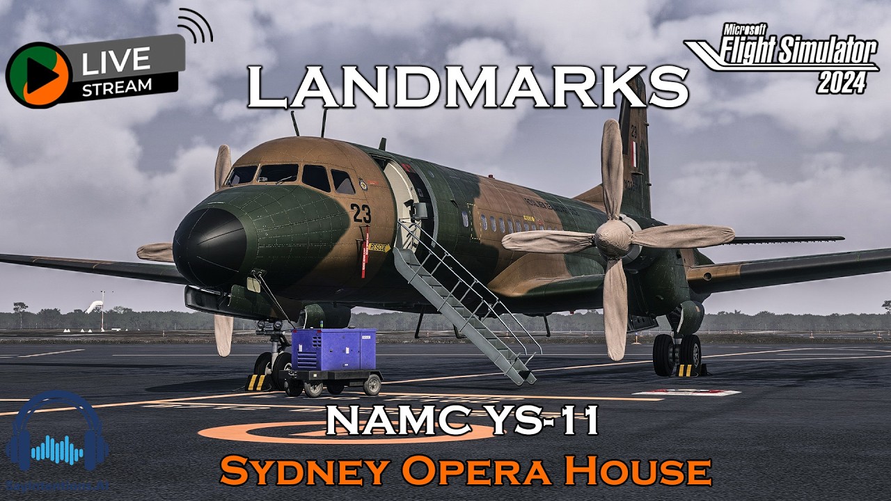NAMC YS-11 | Sydney Opera House | Landmarks | MSFS 2024 🛩️