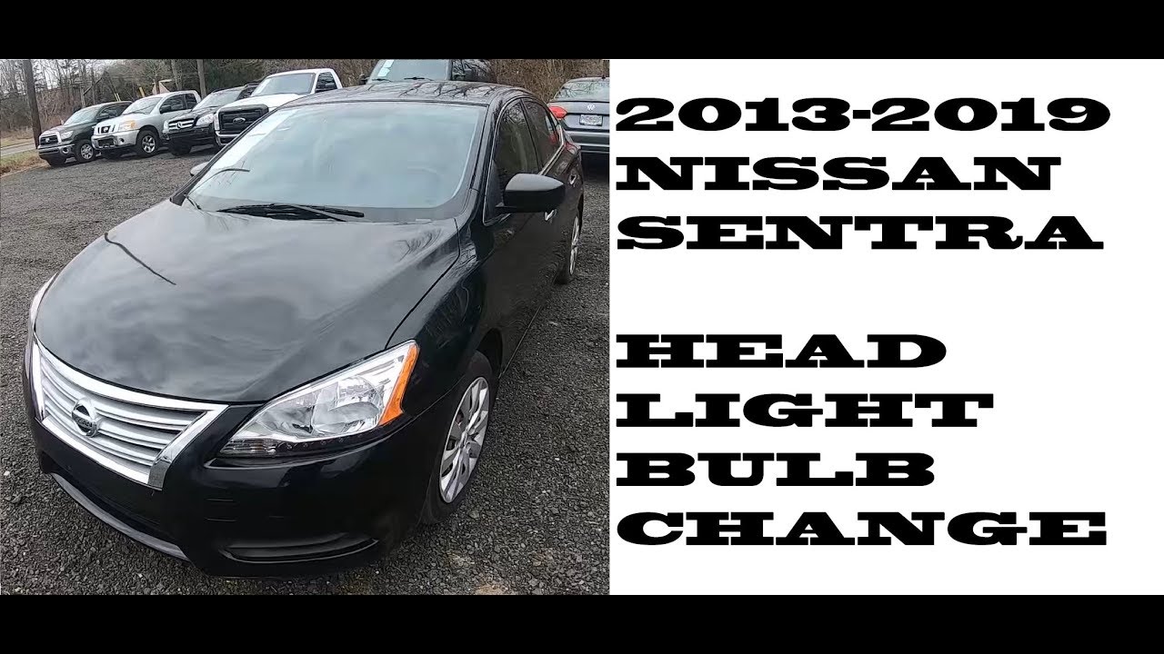Как заменить лампы в фарах Nissan Sentra 2013-2019 годов