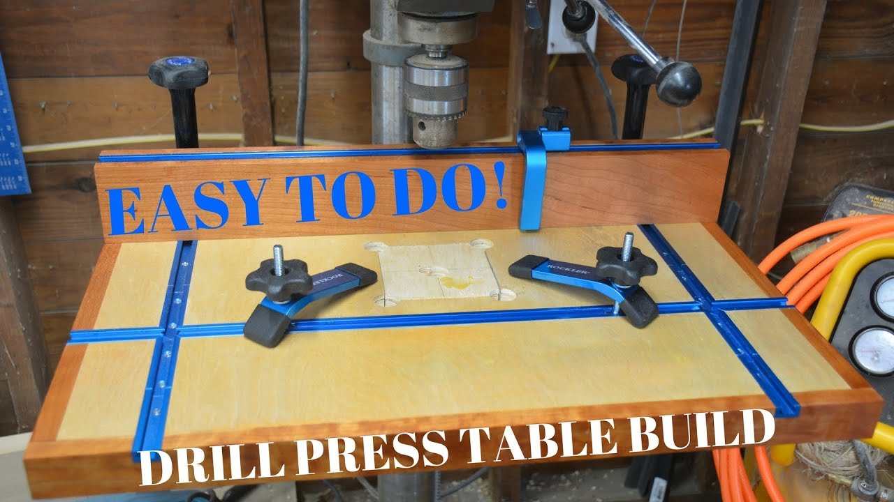 Drill Press Table complete build