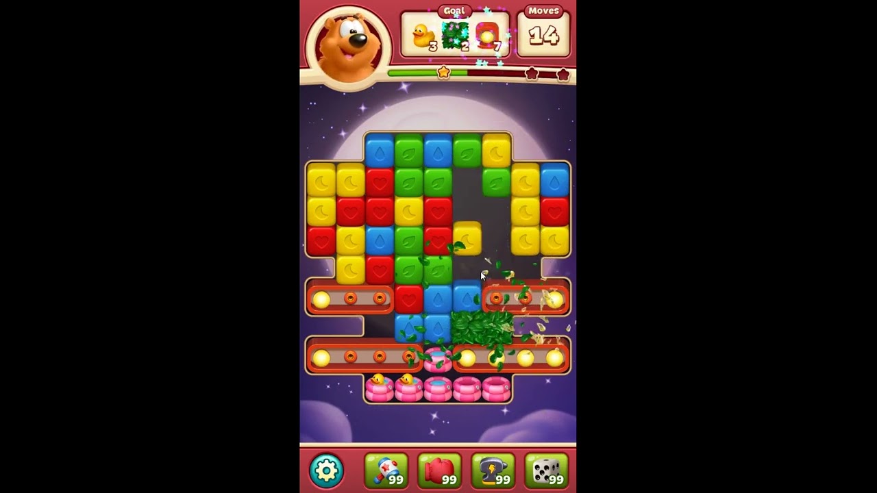 Toon Blast Level 6527 - NO BOOSTERS 🐻🐺🐱 | SKILLGAMING ✔️
