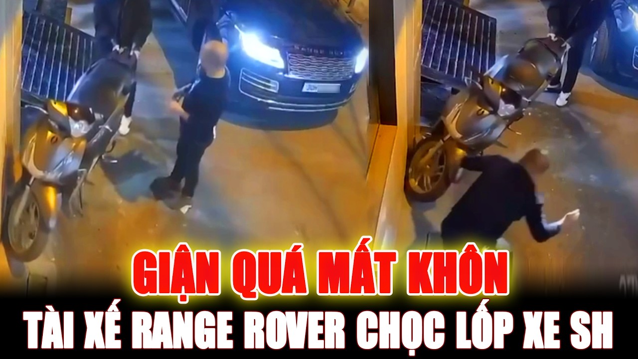 Công an Hà Nội vào cuộc: Tài xế Range Rover chọc thủng lốp xe SH giữa ngõ gây tranh cãi