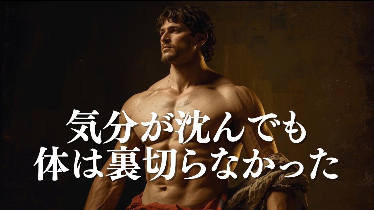 感情に左右されなくなった理由は、筋トレだった【筋トレモチベーション】