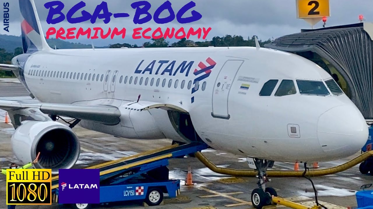 |TRIP REPORT| LATAM A-320 | Bucaramanga - Bogotá | Premium Economy |HD|