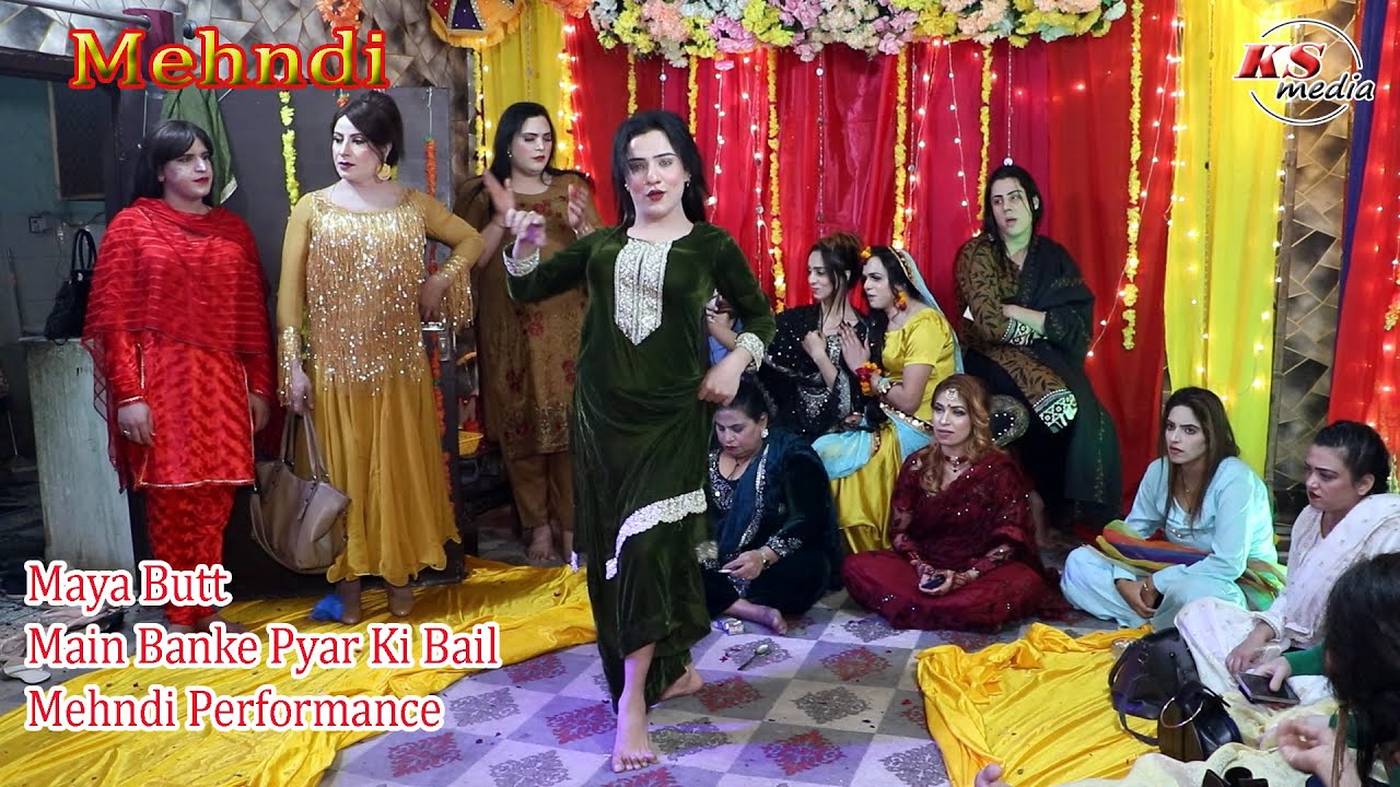 Main Banke Pyar Ki Bail ||Maya Butt ||  Mehndi Performance|| KSMedia5048
