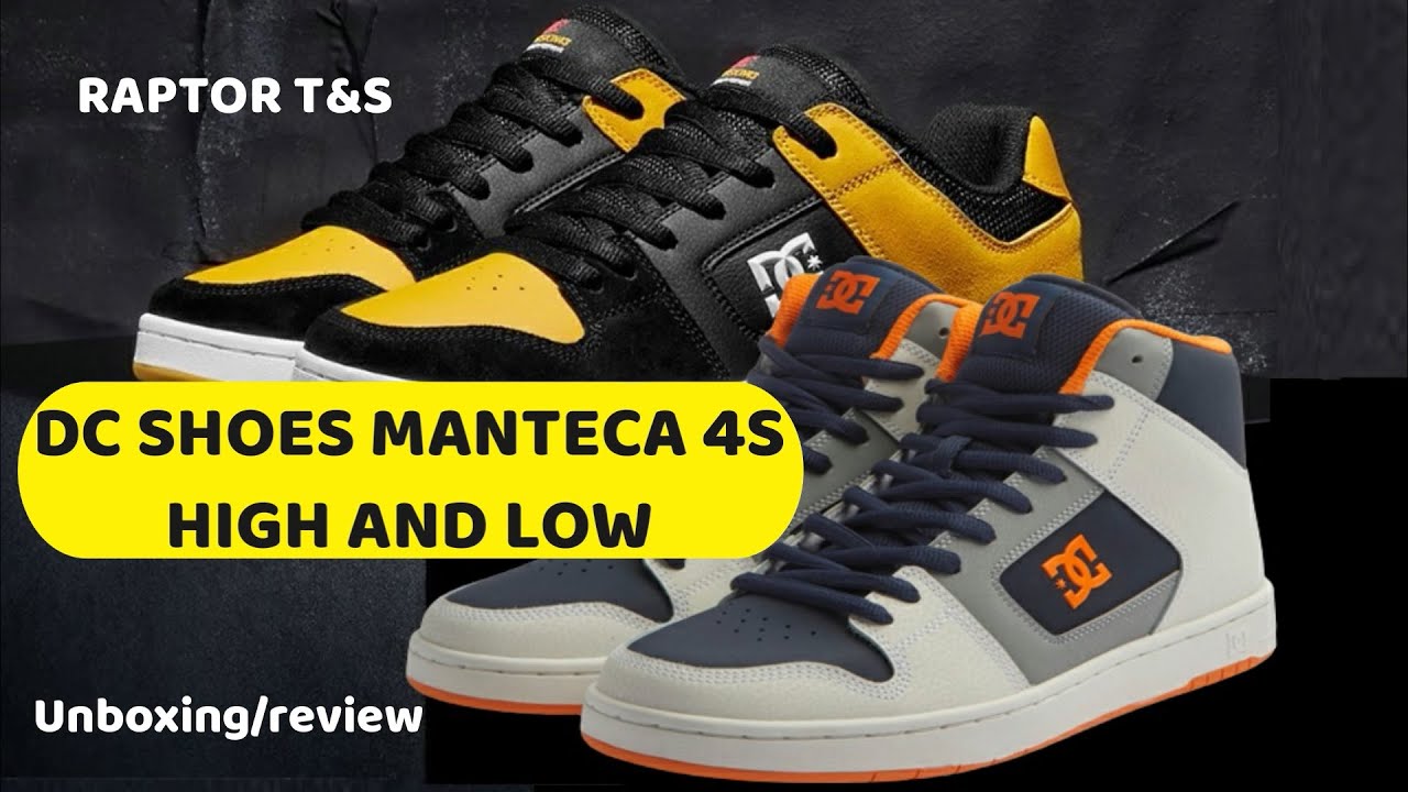DC SHOES MANTECA UNBOXING REVIEW