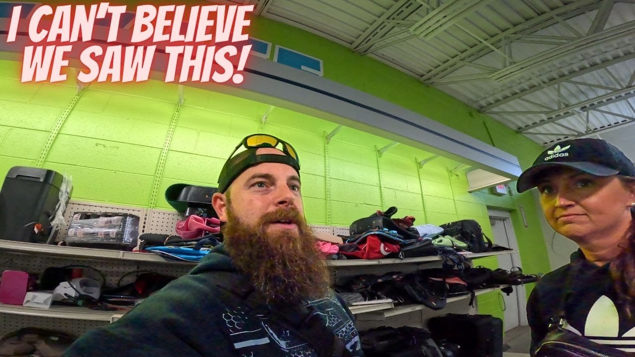 We witnessed where all the GOOD stuff goes in Goodwill… not good
