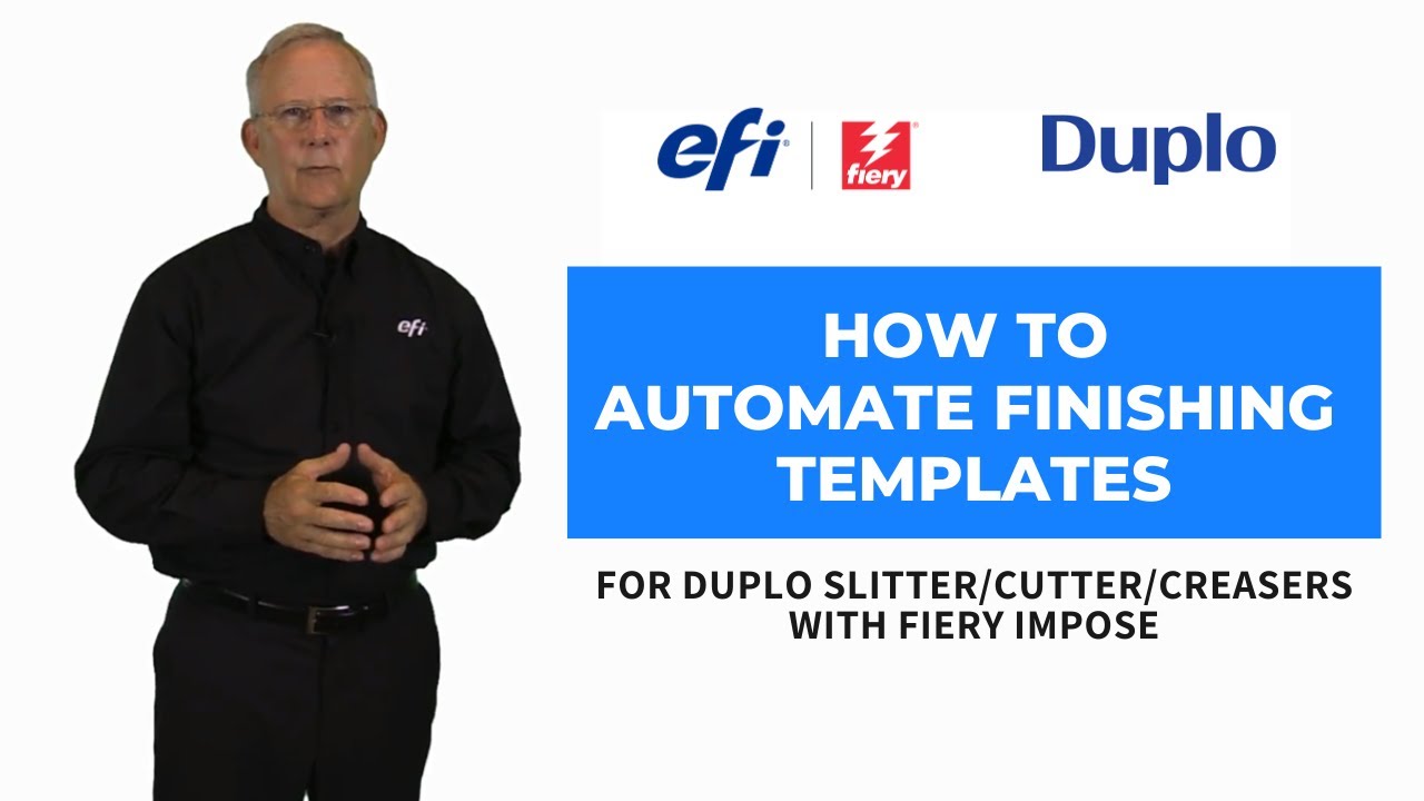 Automate Duplo Finishing Templates with Fiery Impose | Duplo USA