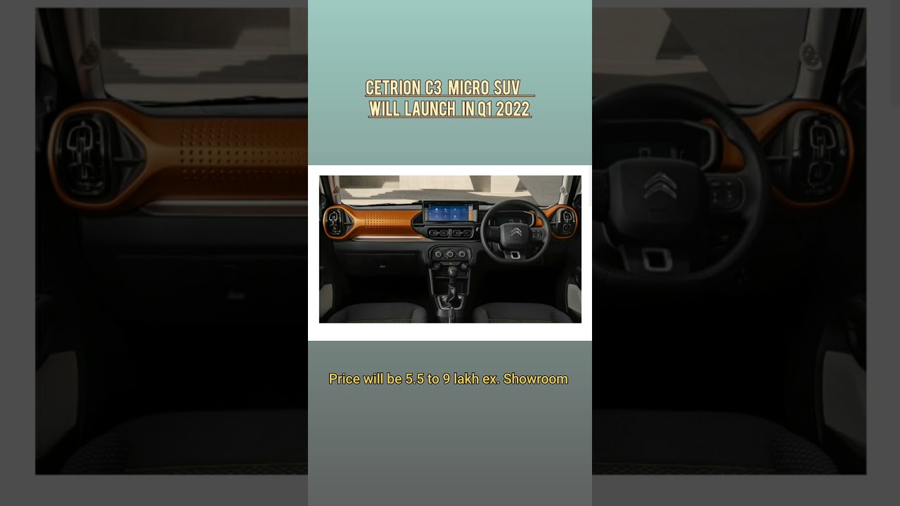Cetrion C3 Affordable SUV (Budget Suv) Launching soon, #shorts #cetrion #microsuv #allcolours #car
