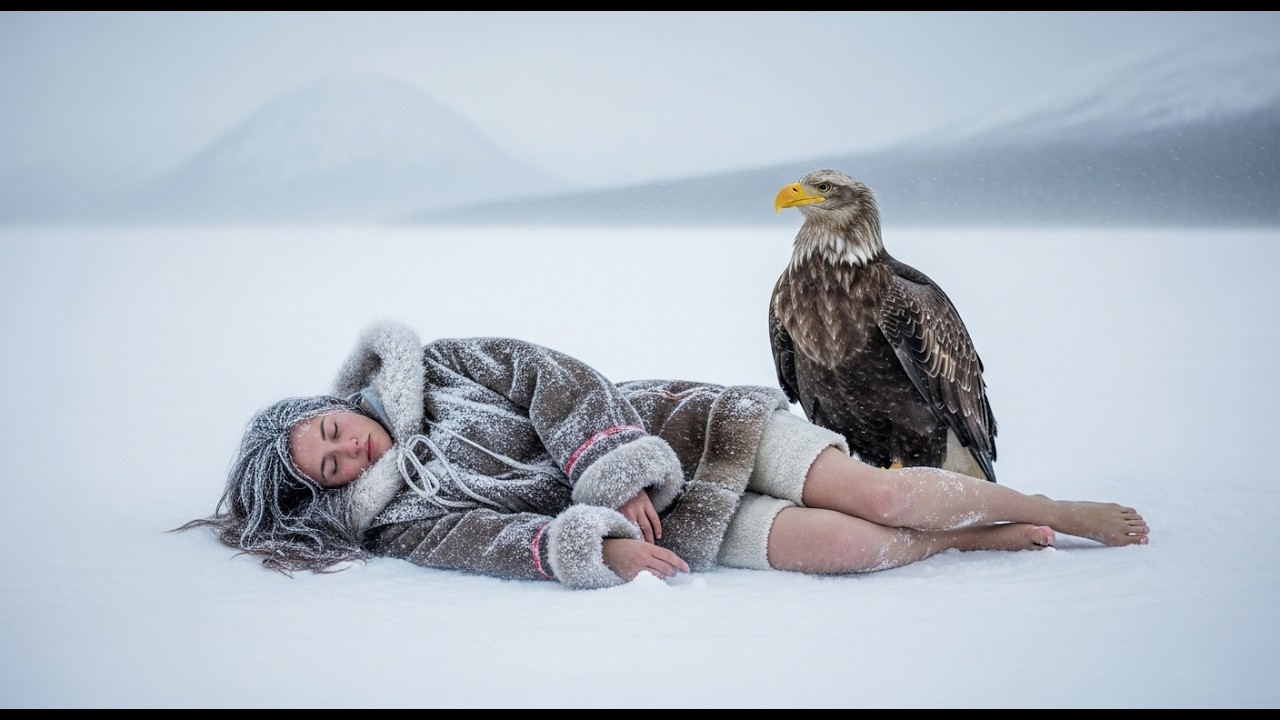 En medio de la nieve, un águila pidió ayuda para salvar una vida — Una historia llena de esperanza