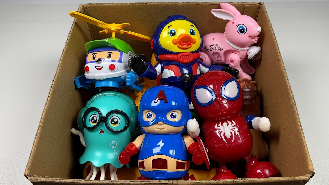 5:06 Minutes Satisfying with Unboxing super hero,Toys Set,Swing&Slide Collection ASMR | Review