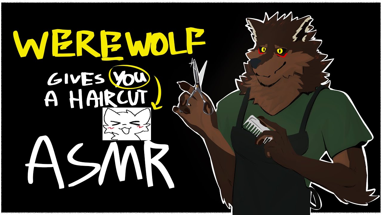 [Furry ASMR] Werewolf gives you a haircut [scissors] [hairbrushing] [fur sounds] [no voice]