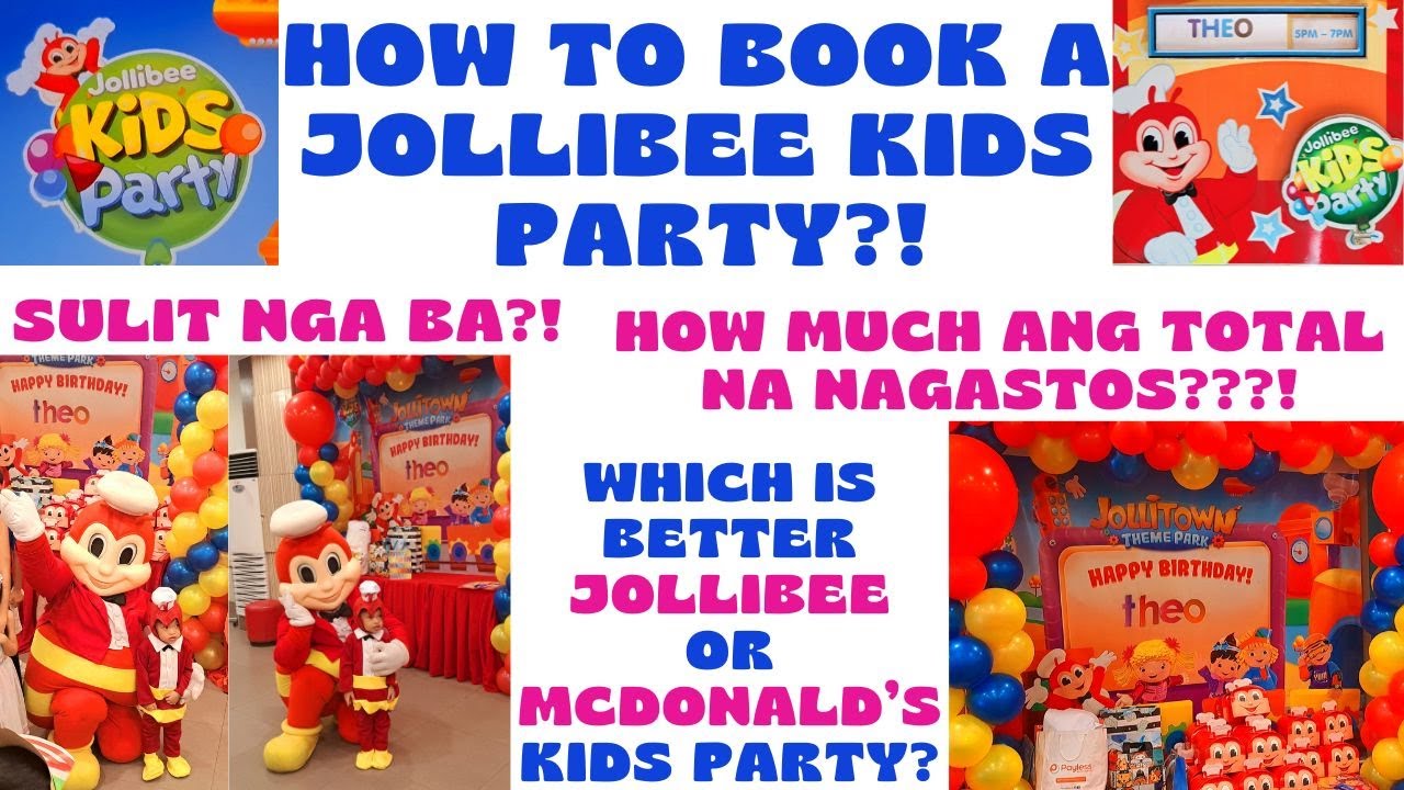 PART 2: HOW TO BOOK A JOLLIBEE KIDS PARTY?! | JOLLIBEE KIDS PARTY 2023 | JOLLITOWN + HONEST REVIEW