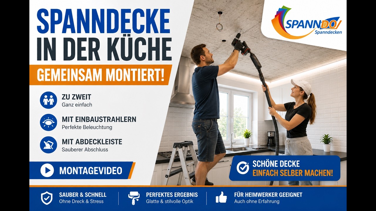 Spanndecke K&uuml;che Selbstmontage I Die perfekte Wahl