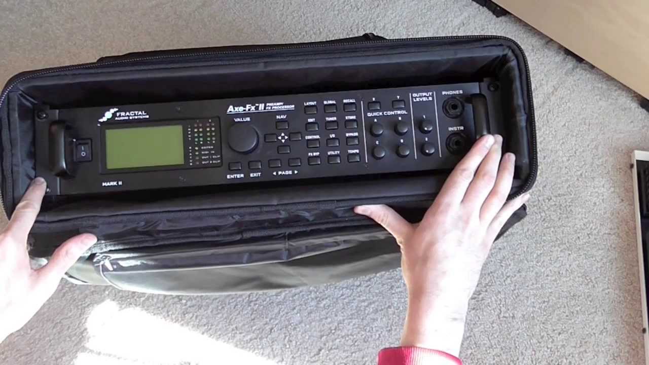 Fractal Audio Axe-Fx 2U Rack Bag Review / Shootout