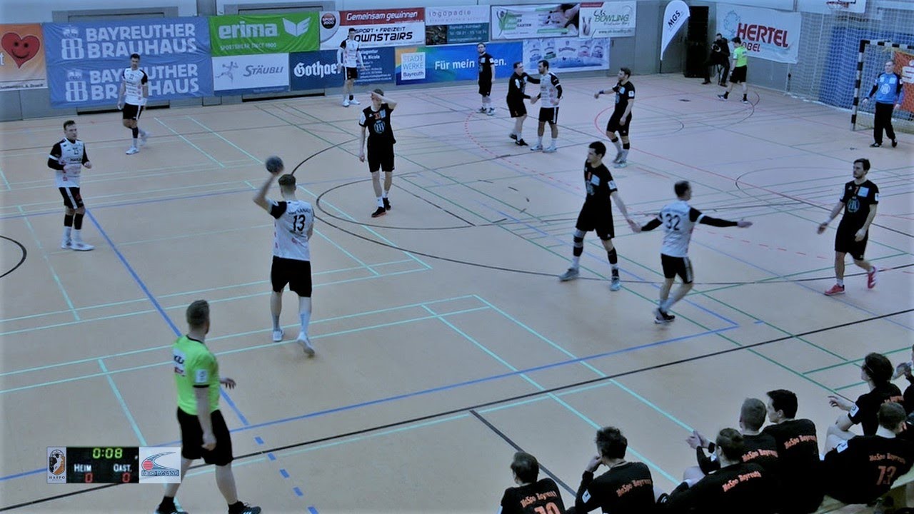 HaSpo Bayreuth &ndash; HSG Hanau, 1.Halbzeit (19.02.2022, Herren 3.Liga)