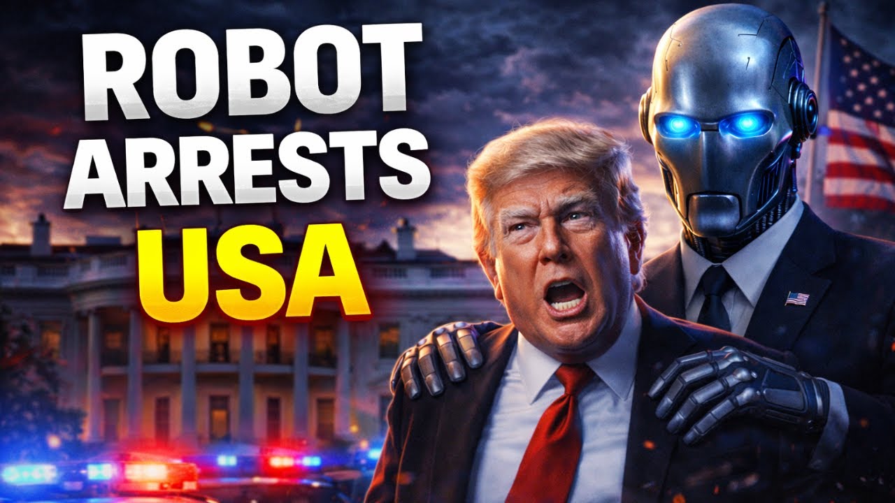 Robot Arrests Ex-President | AI Takes Over USA (Sci Fi Political Story) 