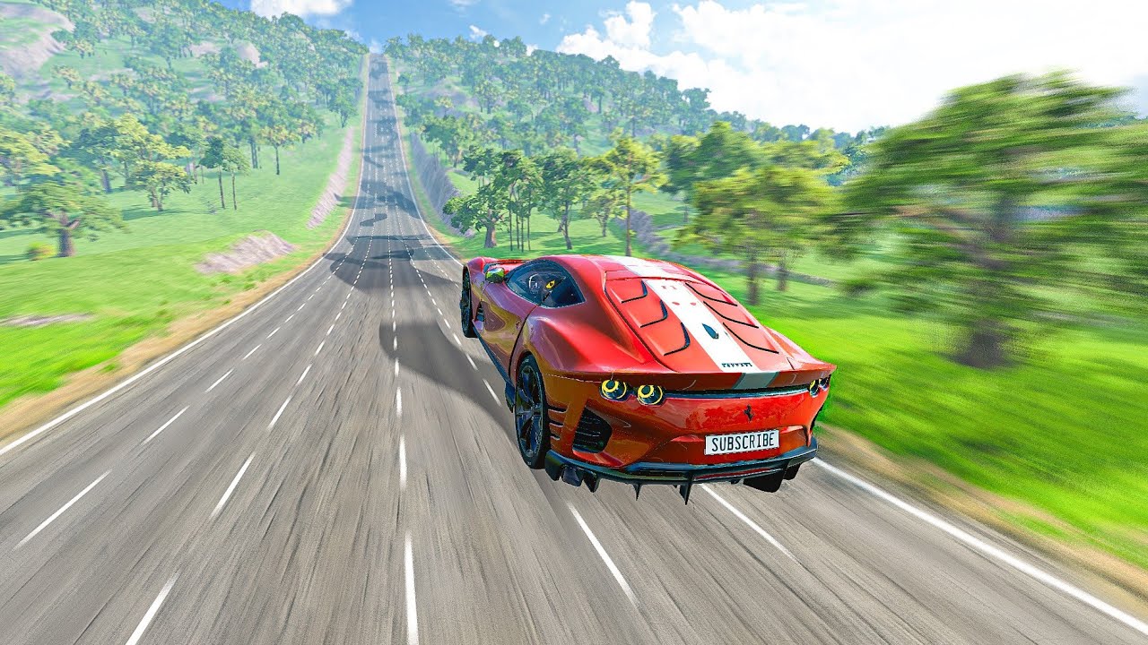 Instant 626 MPH Acceleration: Which BeamNG Car Survives! 🔥 - BeamNG Drive #134
