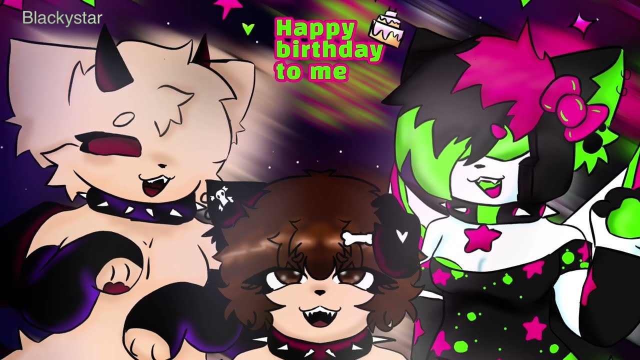 Kittydog-bumbin’tail /HAPPY BIRTHDAY TO ME/original meme