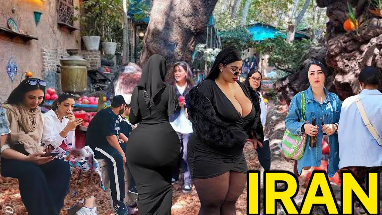 What's happening in the nature north of Tehran on weekends?